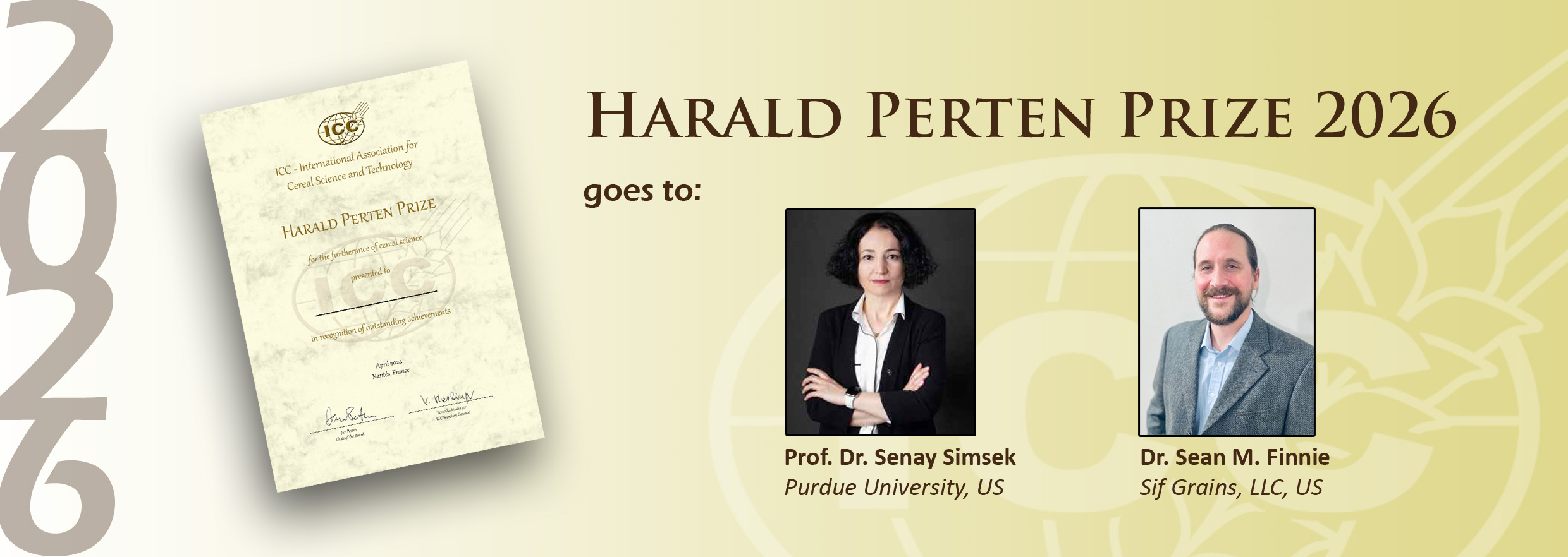 Harald Perten Prize 2026: Prof. Dr. Senay Simsek and Dr. Sean M. Finnie